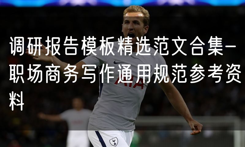 调研报告模板精选范文合集-职场商务写作通用规范参考资料