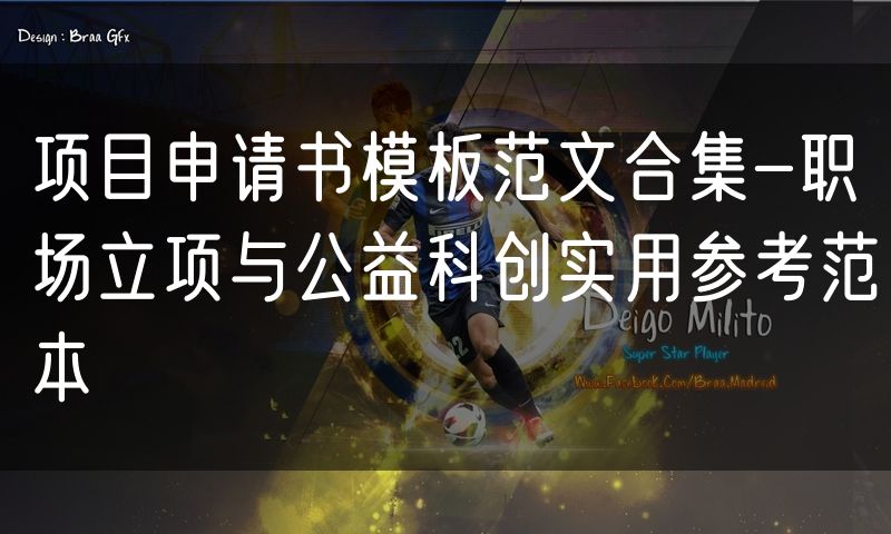 项目申请书模板范文合集-职场立项与公益科创实用参考范本