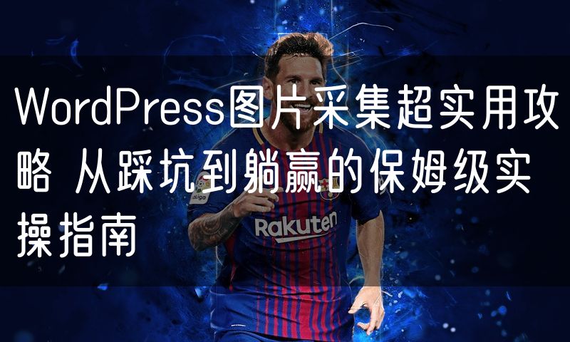 WordPress图片采集超实用攻略 从踩坑到躺赢的保姆级实操指南