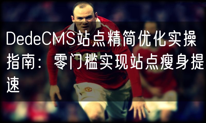 DedeCMS站点精简优化实操指南：零门槛实现站点瘦身提速(0)