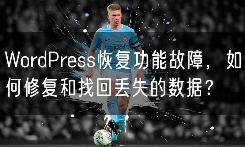 WordPress恢复功能故障，如何修复和找回丢失的数据？