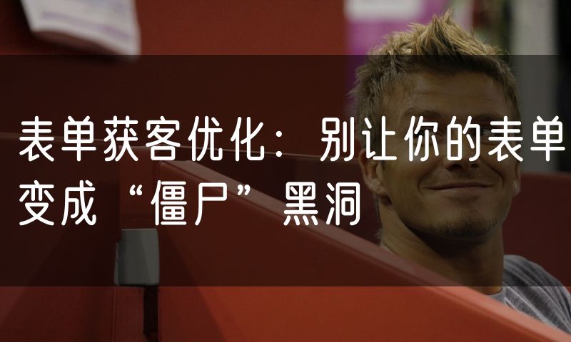 表单获客优化:别让你的表单变成“僵尸”黑洞(14)