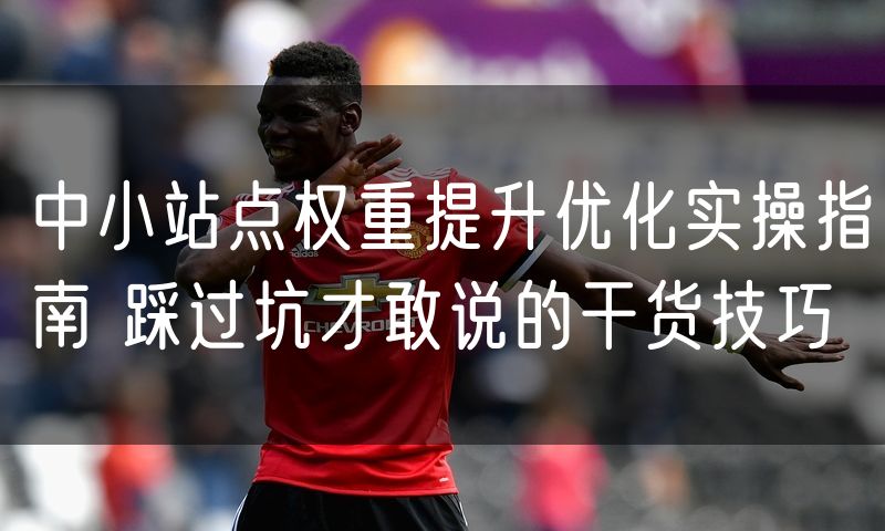 中小站点权重提升优化实操指南 踩过坑才敢说的干货技巧