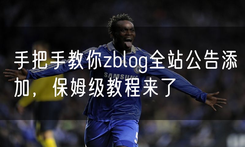 手把手教你zblog全站公告添加,保姆级教程来了