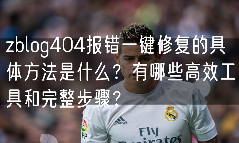 zblog404报错一键修复的具体方法是什么?有哪些高效工具和完整步骤?