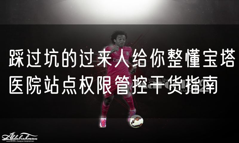 踩过坑的过来人给你整懂宝塔医院站点权限管控干货指南