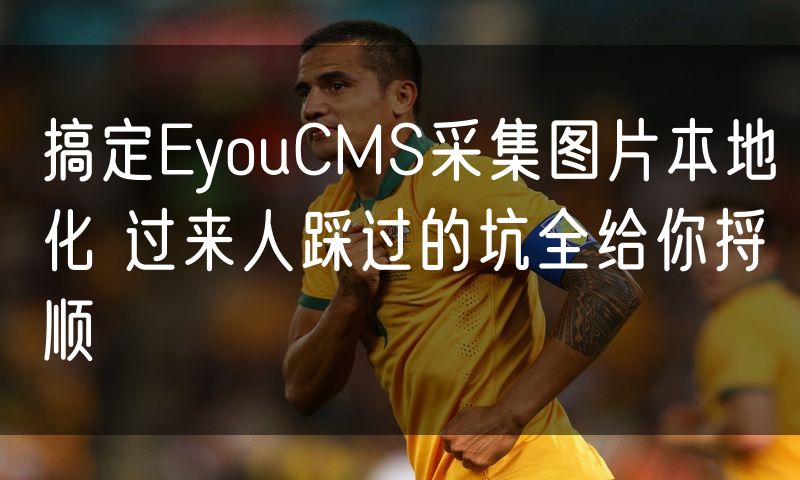 搞定EyouCMS采集图片本地化 过来人踩过的坑全给你捋顺(0)