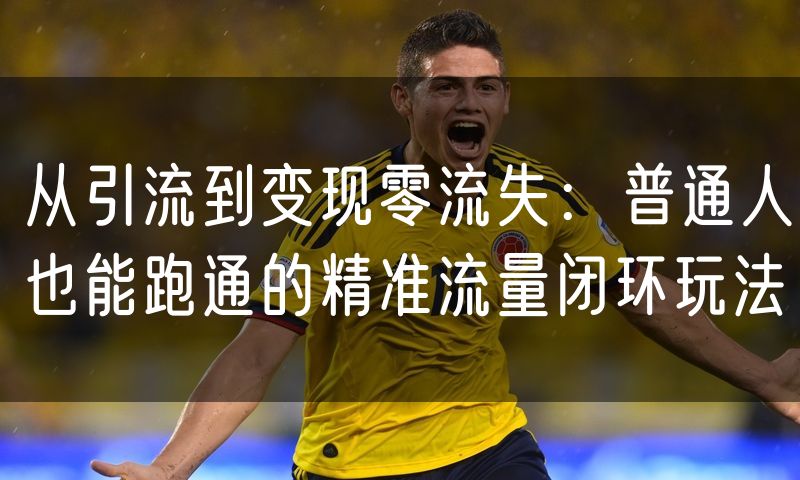 从引流到变现零流失:普通人也能跑通的精准流量闭环玩法