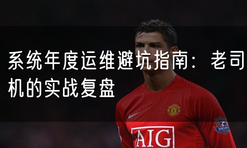 系统年度运维避坑指南:老司机的实战复盘(0)
