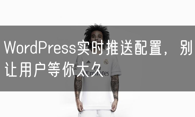 WordPress实时推送配置,别让用户等你太久
