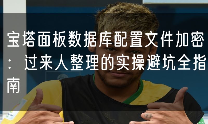 宝塔面板数据库配置文件加密:过来人整理的实操避坑全指南