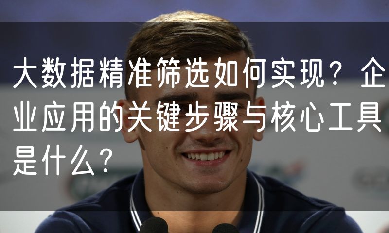 大数据精准筛选如何实现？企业应用的关键步骤与核心工具是什么？(9)