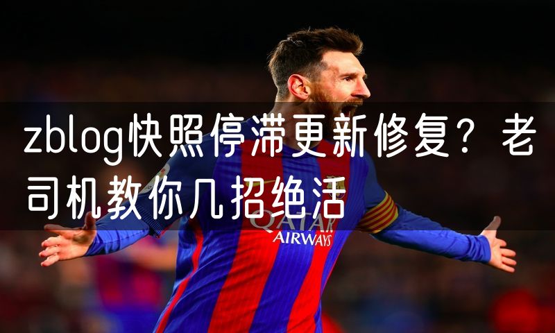 zblog快照停滞更新修复?老司机教你几招绝活