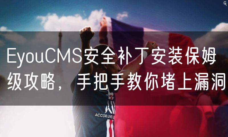 EyouCMS安全补丁安装保姆级攻略，手把手教你堵上漏洞(0)