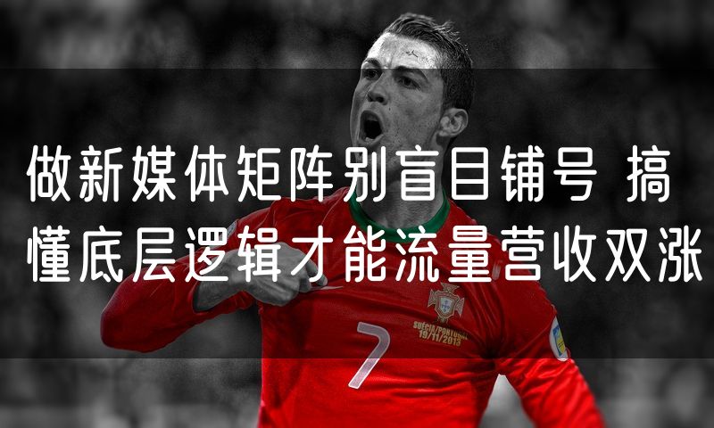做新媒体矩阵别盲目铺号 搞懂底层逻辑才能流量营收双涨(10)