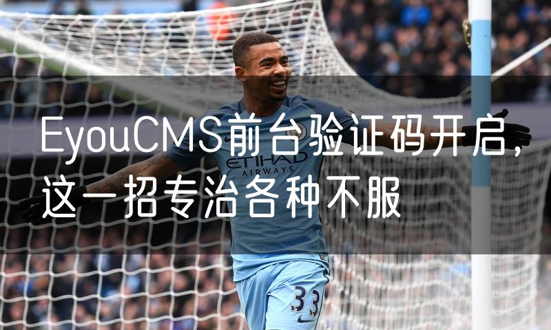 EyouCMS前台验证码开启,这一招专治各种不服