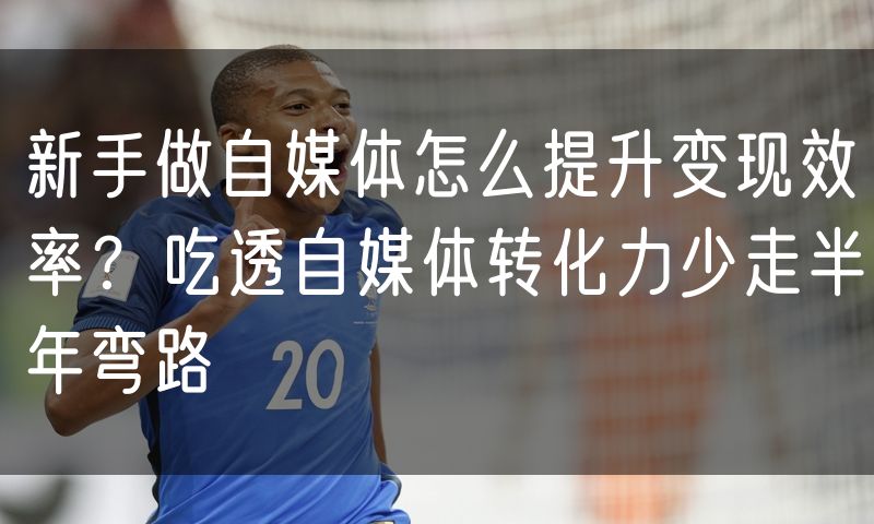 新手做自媒体怎么提升变现效率?吃透自媒体转化力少走半年弯路(0)