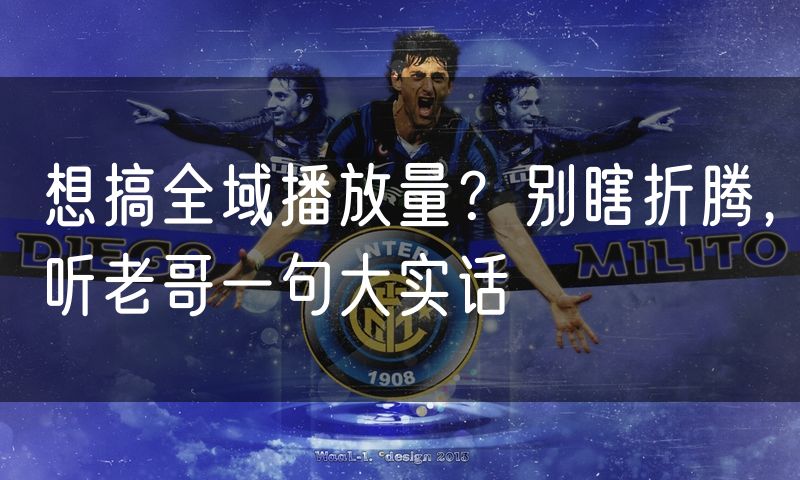 想搞全域播放量？别瞎折腾，听老哥一句大实话