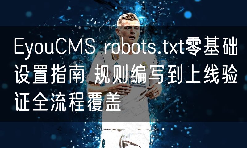 EyouCMS robots.txt零基础设置指南 规则编写到上线验证全流程覆盖(4)