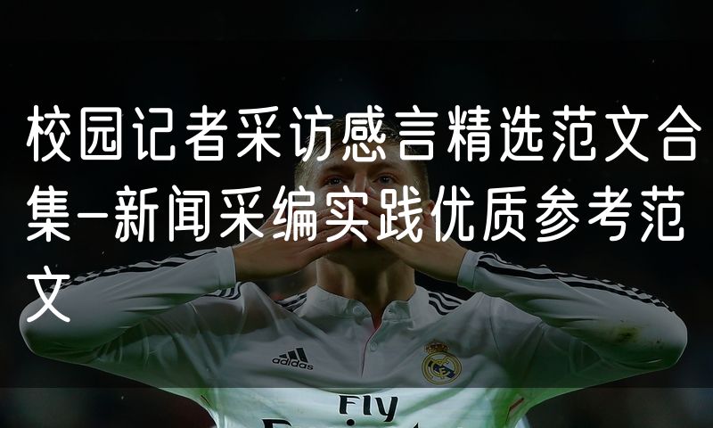 校园记者采访感言精选范文合集-新闻采编实践优质参考范文