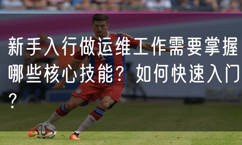 新手入行做运维工作需要掌握哪些核心技能?如何快速入门?(3)
