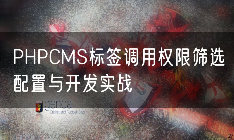 PHPCMS标签调用权限筛选配置与开发实战