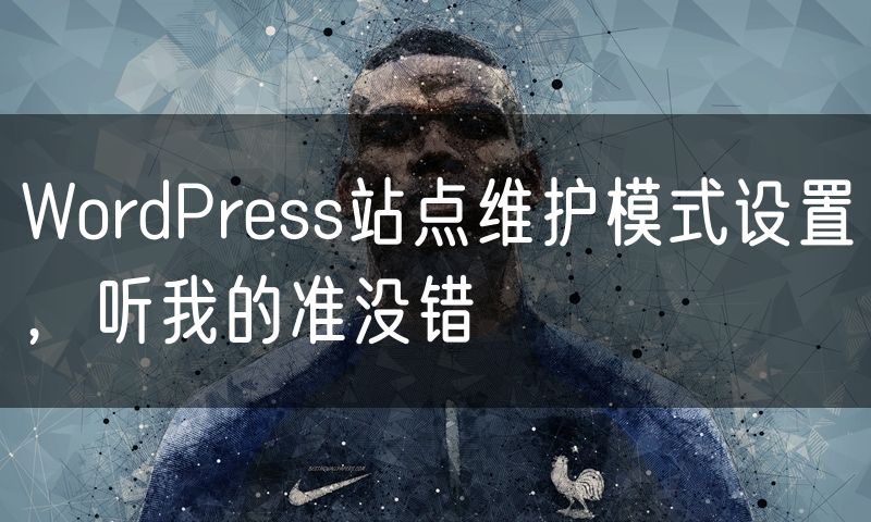 WordPress站点维护模式设置,听我的准没错