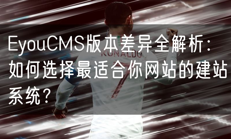 EyouCMS版本差异全解析：如何选择最适合你网站的建站系统？(8)