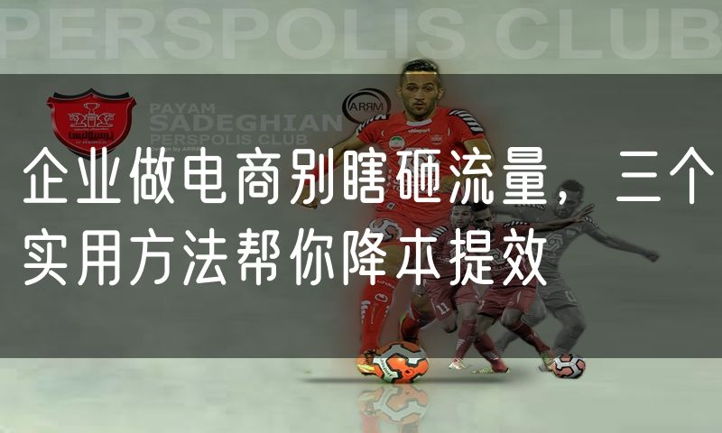 企业做电商别瞎砸流量，三个实用方法帮你降本提效