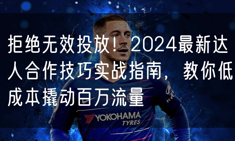 拒绝无效投放！2024最新达人合作技巧实战指南，教你低成本撬动百万流量(4)