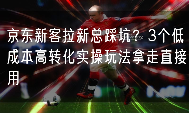 京东新客拉新总踩坑?3个低成本高转化实操玩法拿走直接用(6)