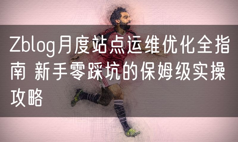 Zblog月度站点运维优化全指南 新手零踩坑的保姆级实操攻略