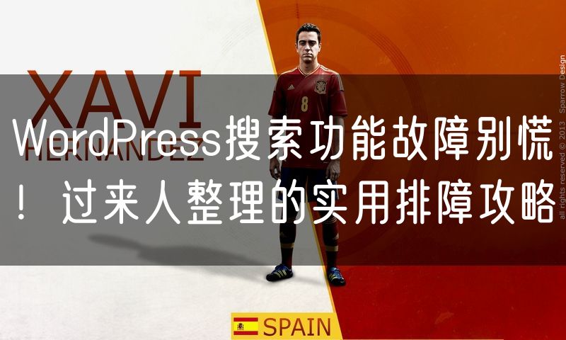 WordPress搜索功能故障别慌!过来人整理的实用排障攻略