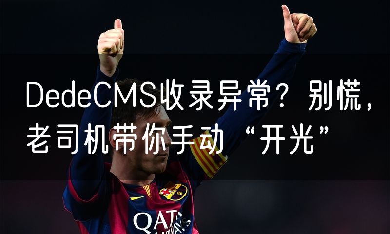 DedeCMS收录异常?别慌,老司机带你手动“开光”(7)