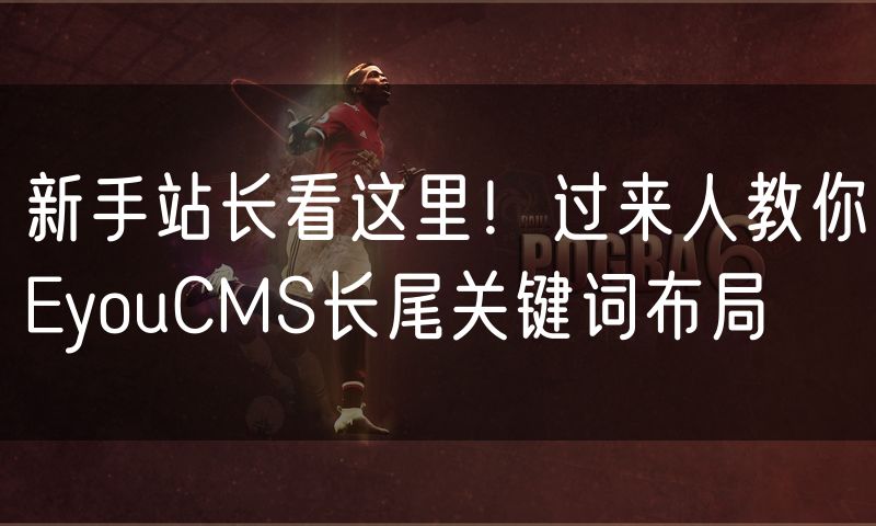 新手站长看这里！过来人教你EyouCMS长尾关键词布局