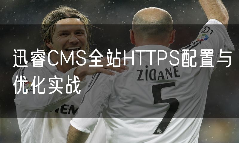 迅睿CMS全站HTTPS配置与优化实战