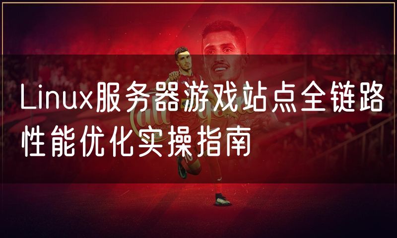 Linux服务器游戏站点全链路性能优化实操指南