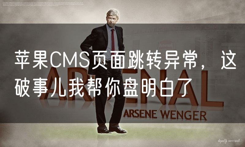苹果CMS页面跳转异常，这破事儿我帮你盘明白了