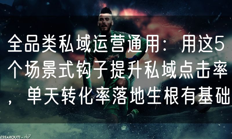 全品类私域运营通用:用这5个场景式钩子提升私域点击率,单天转化率落地生根有基础