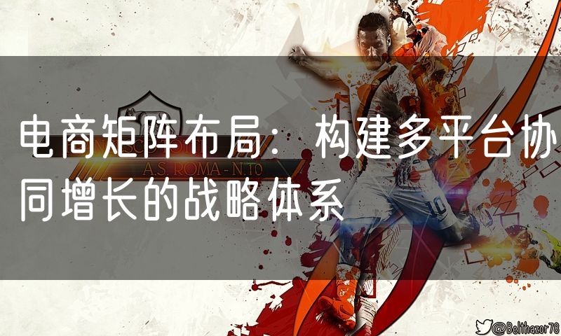 电商矩阵布局:构建多平台协同增长的战略体系