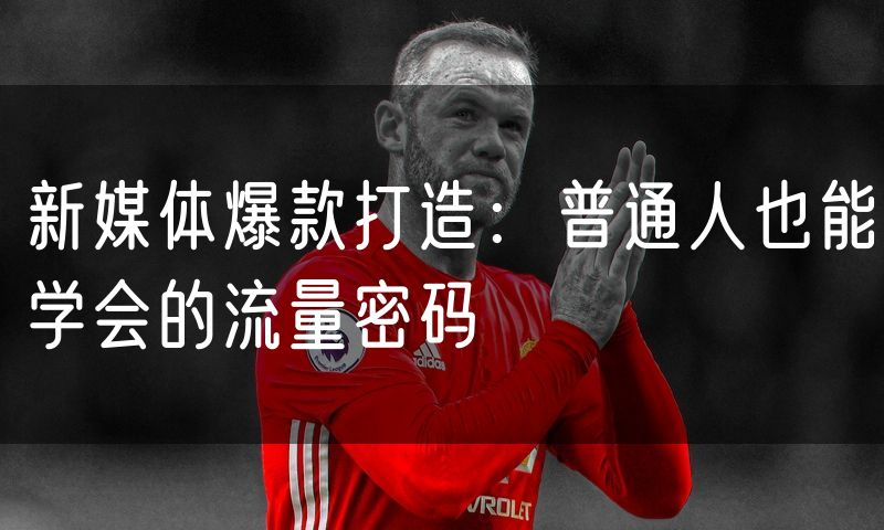 新媒体爆款打造：普通人也能学会的流量密码