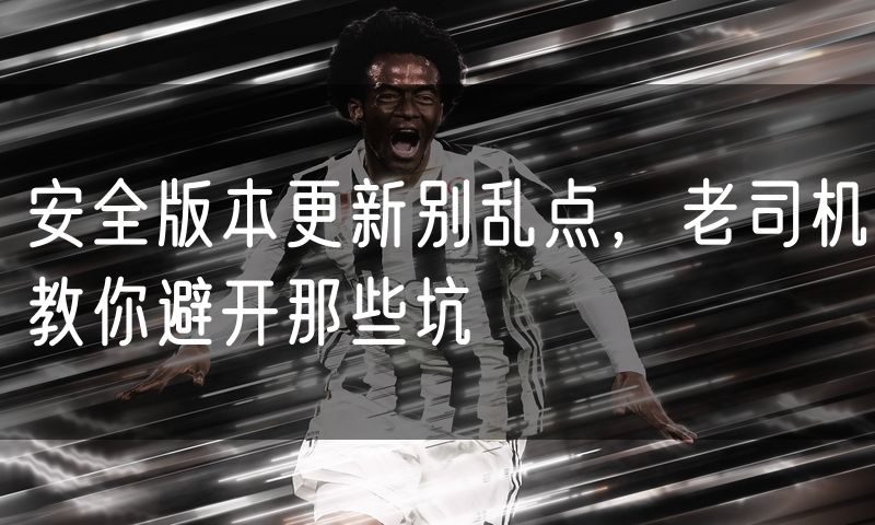安全版本更新别乱点,老司机教你避开那些坑