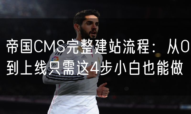 帝国CMS完整建站流程:从0到上线只需这4步小白也能做