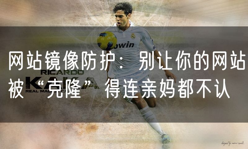网站镜像防护：别让你的网站被“克隆”得连亲妈都不认