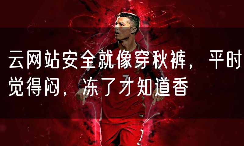 云网站安全就像穿秋裤,平时觉得闷,冻了才知道香