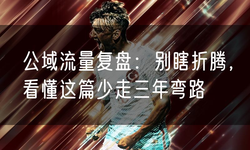 公域流量复盘:别瞎折腾,看懂这篇少走三年弯路