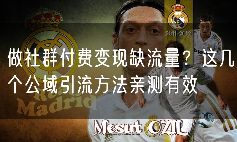 做社群付费变现缺流量？这几个公域引流方法亲测有效