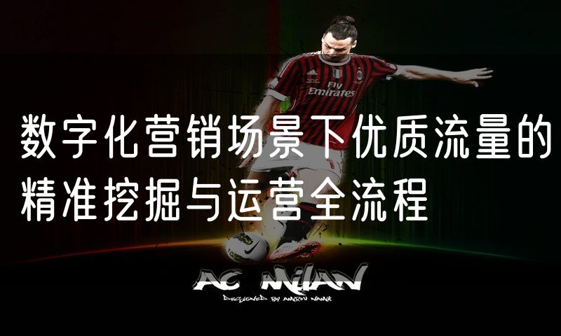 数字化营销场景下优质流量的精准挖掘与运营全流程