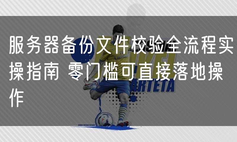 服务器备份文件校验全流程实操指南 零门槛可直接落地操作