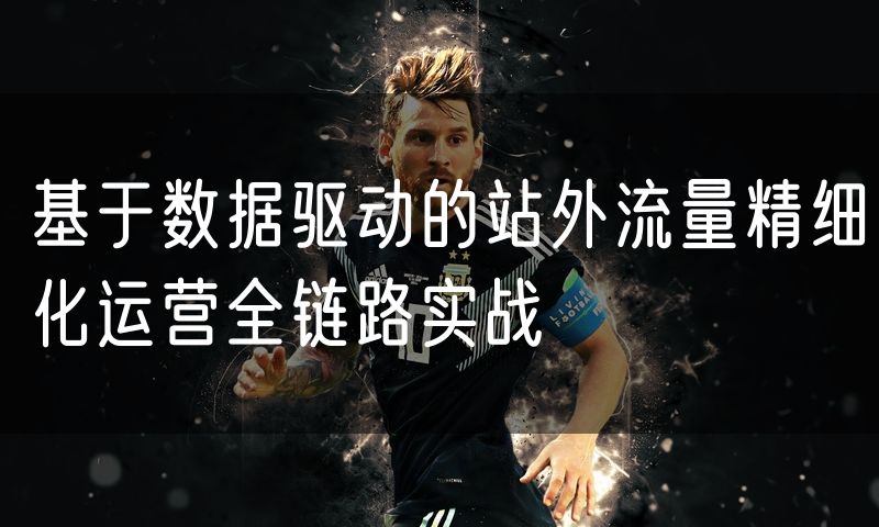 基于数据驱动的站外流量精细化运营全链路实战